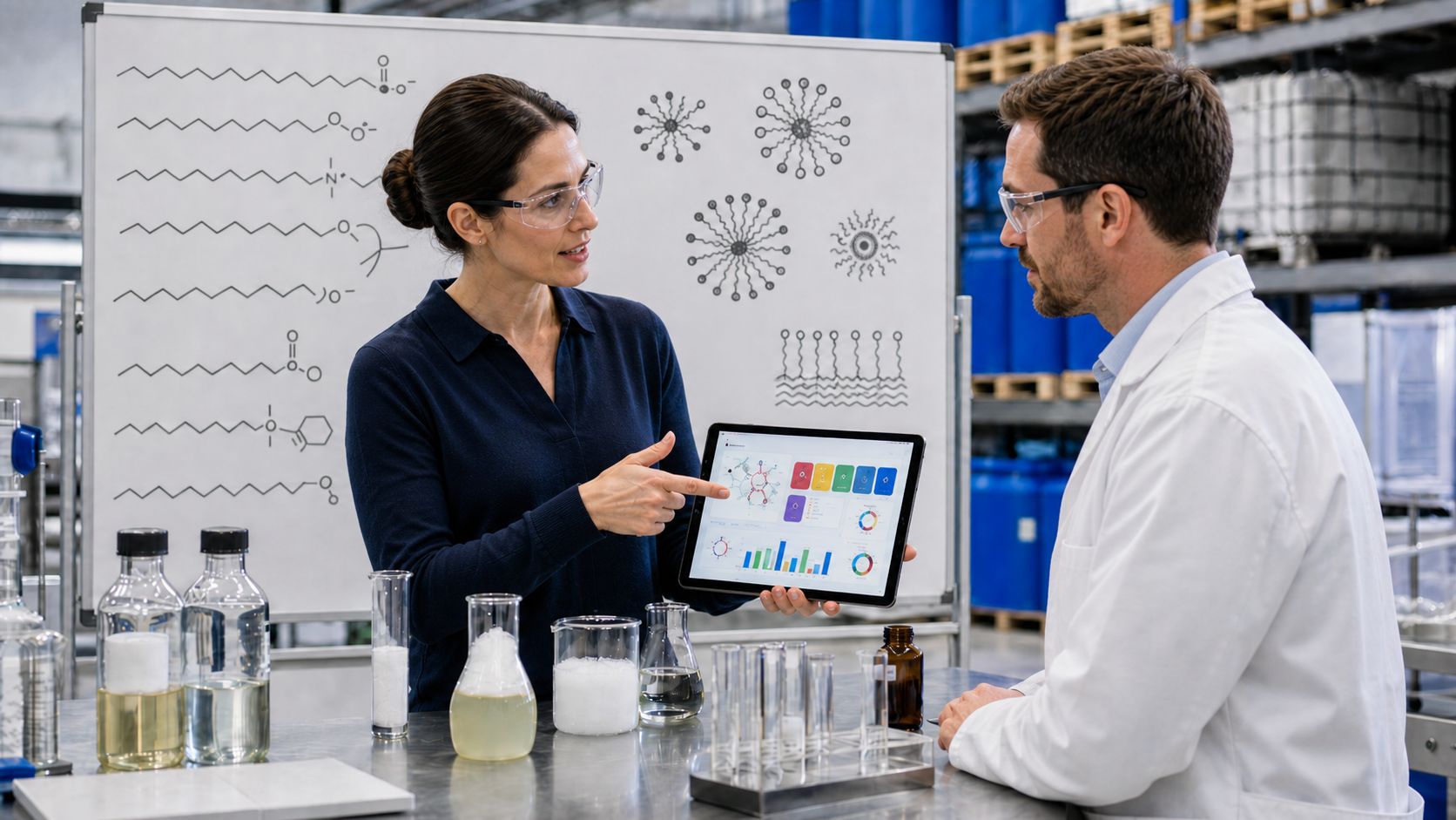 The average chemical distribution sales rep manages hundreds of products across 10 chemistries and 3 dozen customers.  