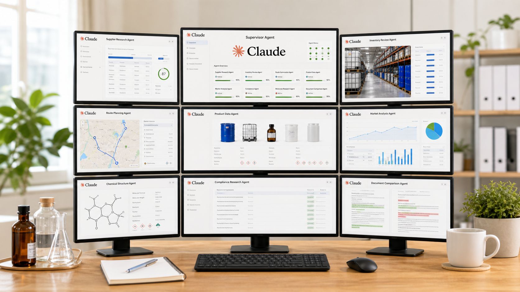 Nine Claude agents. One research task. Eight researched. One verified the rest. 