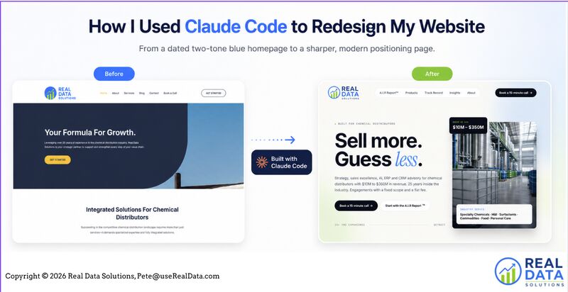 Here's the old site vs. the new site. 