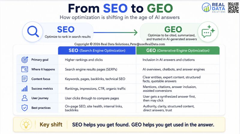 Two acronyms decide who wins online now. Most websites only know one of them. 
