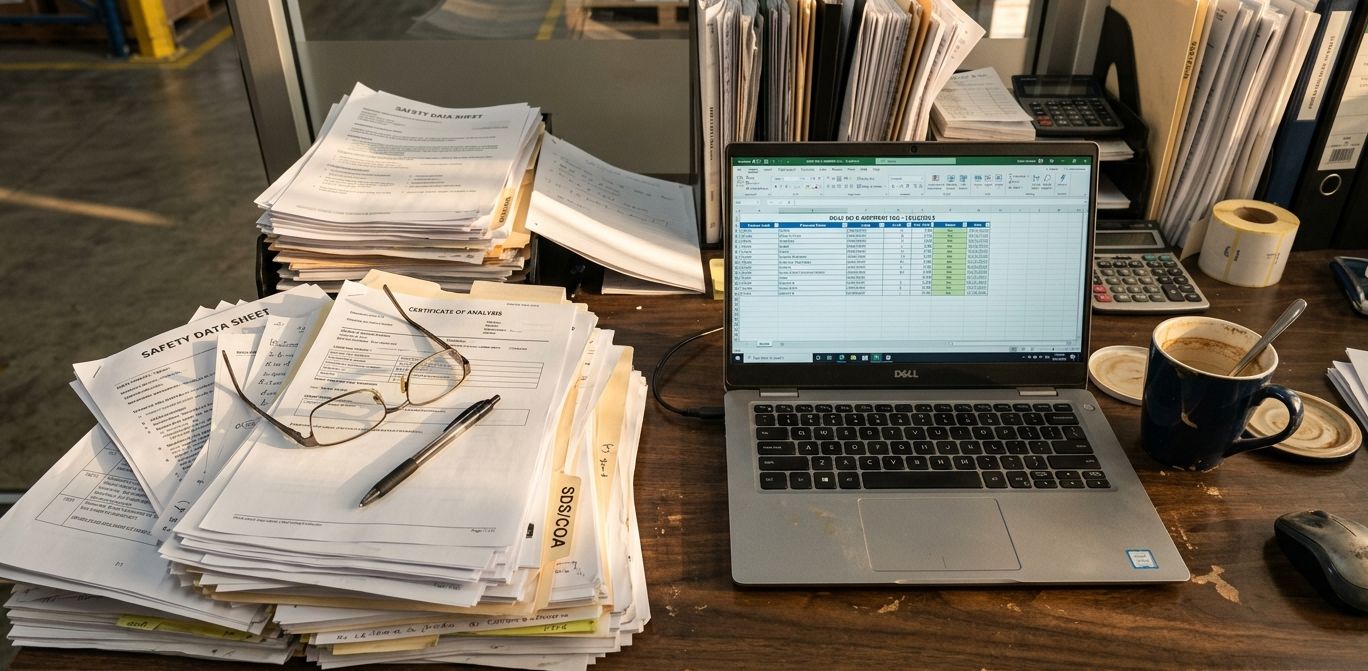 Six hours to process 47 SDS files. The same job now takes four minutes.