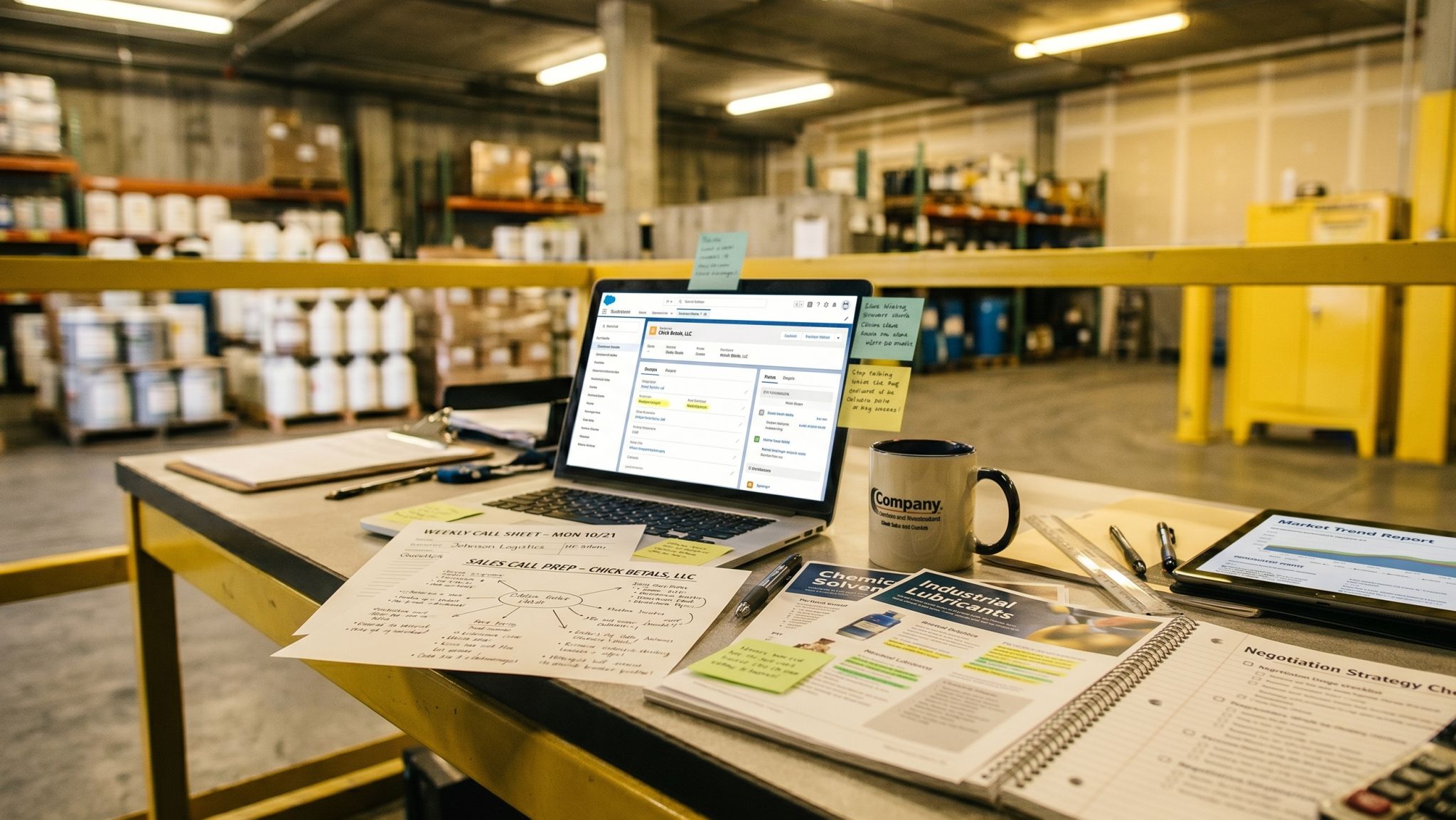 Most of your reps wing their sales calls. It is not laziness. It is math.
