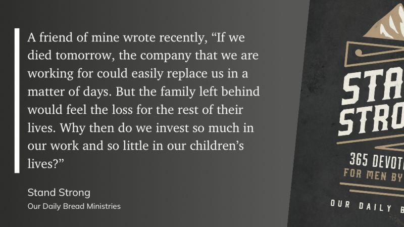 As the holidays are upon us, let's keep perspective of what is important. 