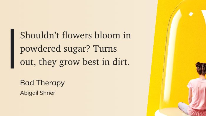 In a world of ADHD, anxiety and other mental health challenges, Abigail Shrier's 𝘉𝘢𝘥 𝘛𝘩𝘦𝘳𝘢𝘱𝘺 is a must read.
